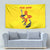 New Mexico Zia Symbol Fish Hook Tapestry Torn Fishing Graphic and Custom Name Design - Wonder Print Shop