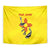 New Mexico Zia Symbol Fish Hook Tapestry Torn Fishing Graphic and Custom Name Design - Wonder Print Shop