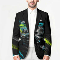 Electric Motorsport Racing Blazer Futuristic Formula Car Neon Lightning Speed Art