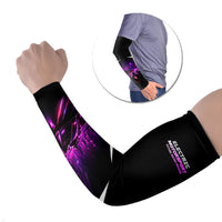 Electric Motorsport Racing Arm Sleeves Futuristic Neon Formula Race Car Skyline Art