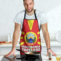 Macedonia Apron with National Emblem and Sunburst Flag Design - Wonder Print Shop
