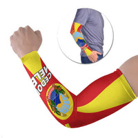Macedonia Arm Sleeves with National Emblem and Sunburst Flag Design - Wonder Print Shop