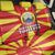 Macedonia Back Car Seat Cover with National Emblem and Sunburst Flag Design - Wonder Print Shop