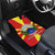 Macedonia Car Mats with National Emblem and Sunburst Flag Design - Wonder Print Shop