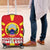 Macedonia Luggage Cover with National Emblem and Sunburst Flag Design - Wonder Print Shop