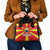 Macedonia Shoulder Handbag with National Emblem and Sunburst Flag Design - Wonder Print Shop