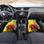 Macedonia Car Mats with Howling Wolf and Sunset Forest Design - Wonder Print Shop
