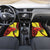 Macedonia Car Mats with Red Poppy Flower and Curved Panel Design - Wonder Print Shop