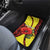 Macedonia Car Mats with Red Poppy Flower and Curved Panel Design - Wonder Print Shop