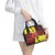 Macedonia Shoulder Handbag with Red Poppy Flower and Curved Panel Design - Wonder Print Shop