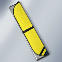 Macedonia Auto Sun Shade with Forest Wolf and Sunset Silhouette Design - Wonder Print Shop