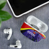 Macedonia AirPods Case with Lavender Field and Bloom Curve Design - Wonder Print Shop
