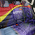 Macedonia Back Car Seat Cover with Lavender Field and Bloom Curve Design - Wonder Print Shop