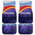 Macedonia Car Mats with Lavender Field and Bloom Curve Design - Wonder Print Shop
