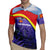 Macedonia Rugby Jersey with Lavender Field and Bloom Curve Design - Wonder Print Shop