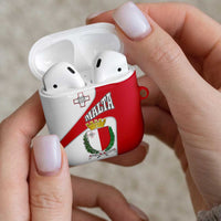 Malta AirPods Case with Coat of Arms and Island Map Design - Wonder Print Shop