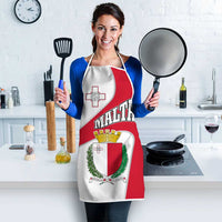 Malta Apron with Coat of Arms and Island Map Design - Wonder Print Shop