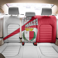 Malta Back Car Seat Cover with Coat of Arms and Island Map Design - Wonder Print Shop