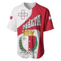 Malta Baseball Jersey with Coat of Arms and Island Map Design - Wonder Print Shop