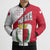 Malta Bomber Puffer Jacket with Coat of Arms and Island Map Design - Wonder Print Shop