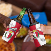 Malta 4 in 1 Can Cooler Tumbler with Coat of Arms and Island Map Design - Wonder Print Shop