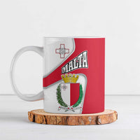 Malta Ceramic Mug with Coat of Arms and Island Map Design - Wonder Print Shop