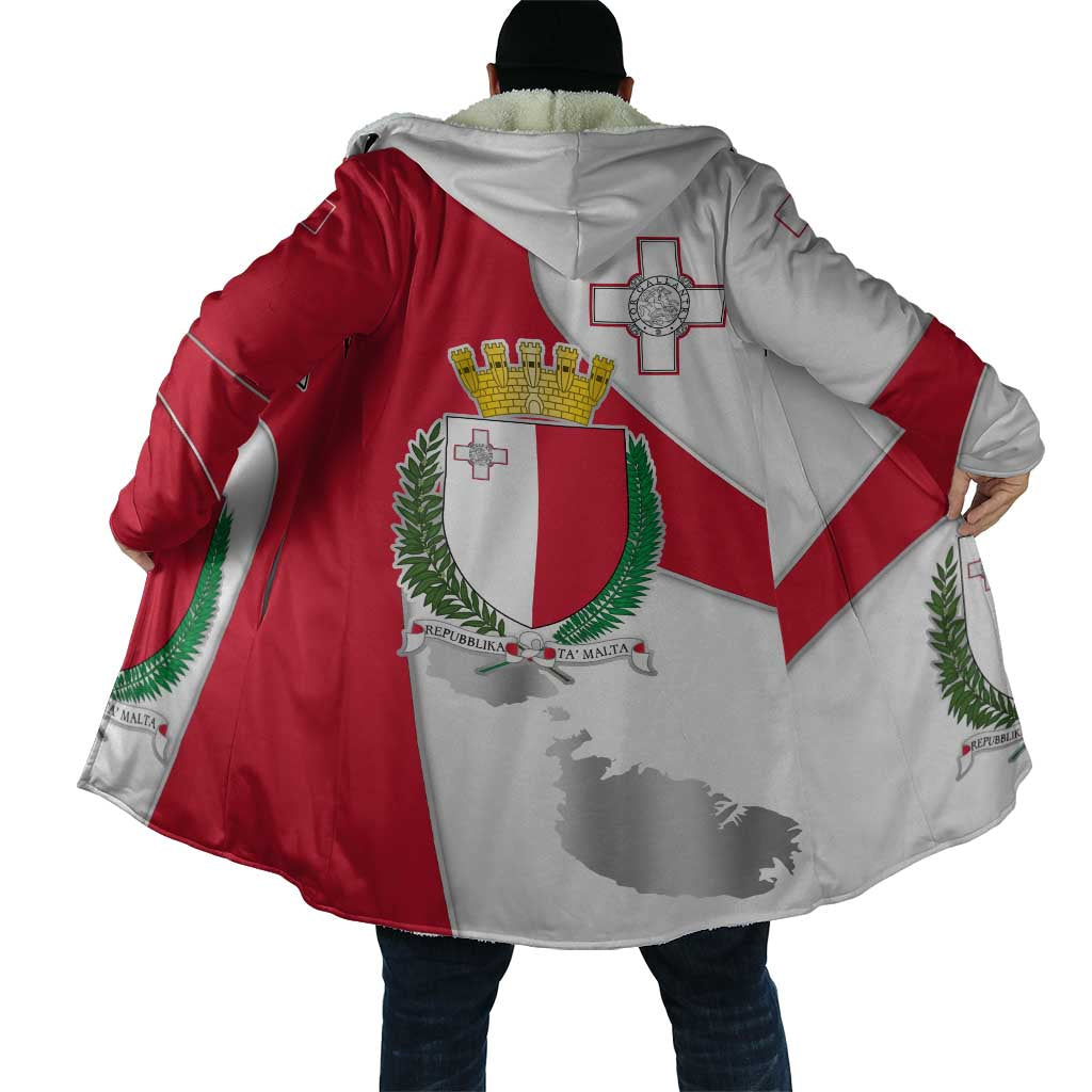Malta Cloak with Coat of Arms and Island Map Design - Wonder Print Shop