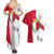 Malta Couples Matching Summer Maxi Dress and Hawaiian Shirt with Coat of Arms and Island Map Design - Wonder Print Shop