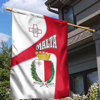 Malta Garden Flag with Coat of Arms and Island Map Design - Wonder Print Shop