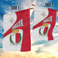 Malta Garden Flag with Coat of Arms and Island Map Design - Wonder Print Shop
