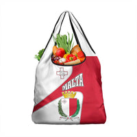 Malta Grocery Bag with Coat of Arms and Island Map Design - Wonder Print Shop