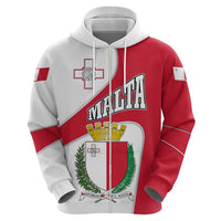 Malta Hoodie with Coat of Arms and Island Map Design - Wonder Print Shop