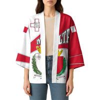 Malta Kimono with Coat of Arms and Island Map Design - Wonder Print Shop