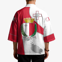 Malta Kimono with Coat of Arms and Island Map Design - Wonder Print Shop