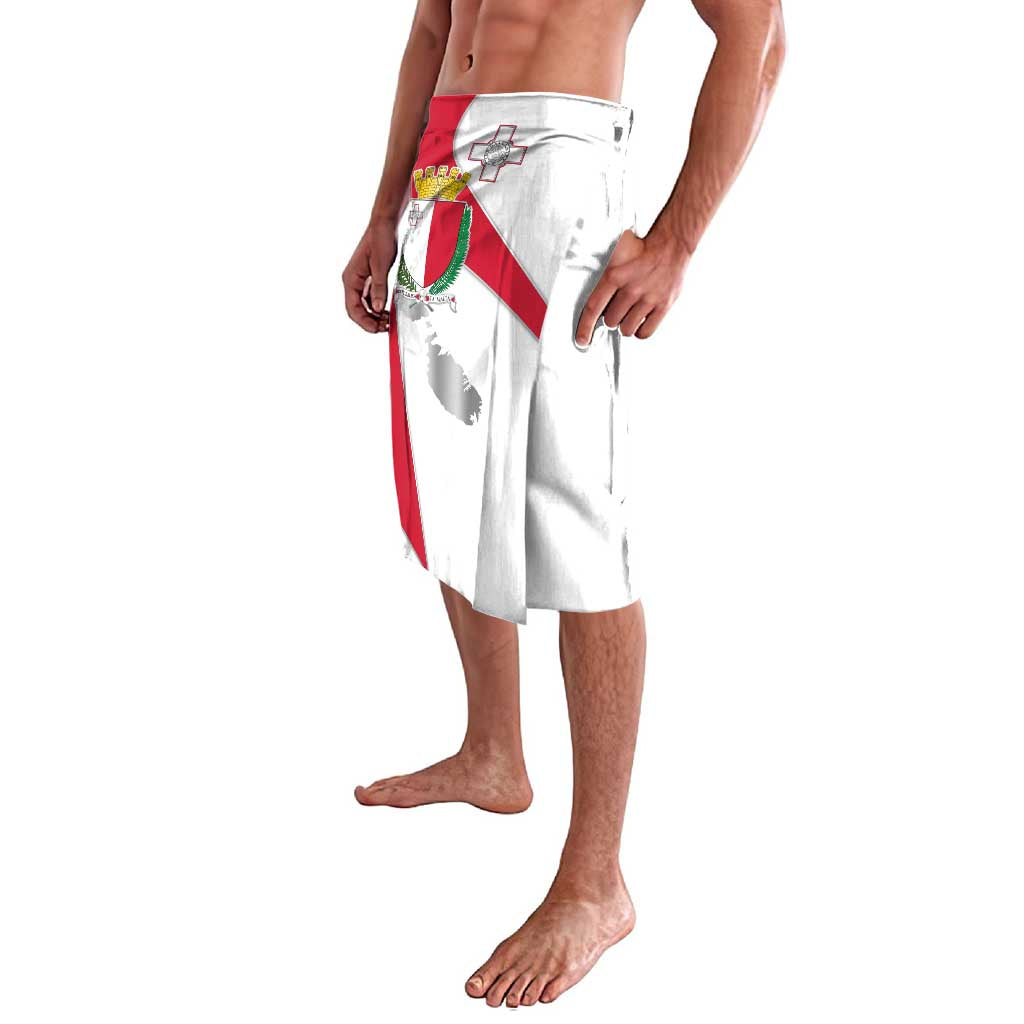 Malta Lavalava with Coat of Arms and Island Map Design - Wonder Print Shop