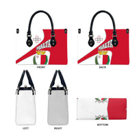 Malta Leather Bag with Coat of Arms and Island Map Design - Wonder Print Shop
