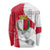 Malta Long Sleeve Shirt with Coat of Arms and Island Map Design - Wonder Print Shop