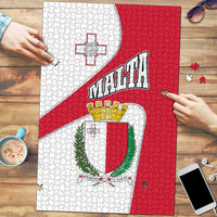 Malta Puzzle with Coat of Arms and Island Map Design - Wonder Print Shop