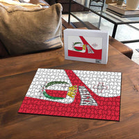 Malta Puzzle with Coat of Arms and Island Map Design - Wonder Print Shop