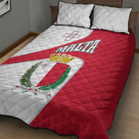 Malta Quilt Bed Set with Coat of Arms and Island Map Design - Wonder Print Shop