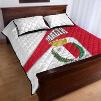 Malta Quilt Bed Set with Coat of Arms and Island Map Design - Wonder Print Shop