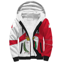Malta Sherpa Hoodie with Coat of Arms and Island Map Design - Wonder Print Shop