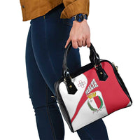 Malta Shoulder Handbag with Coat of Arms and Island Map Design - Wonder Print Shop
