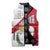 Malta Sleeveless Puffer Jacket with Coat of Arms and Island Map Design - Wonder Print Shop