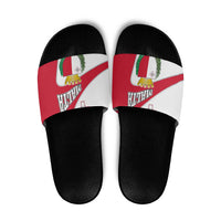 Malta Slide Sandals with Coat of Arms and Island Map Design - Wonder Print Shop