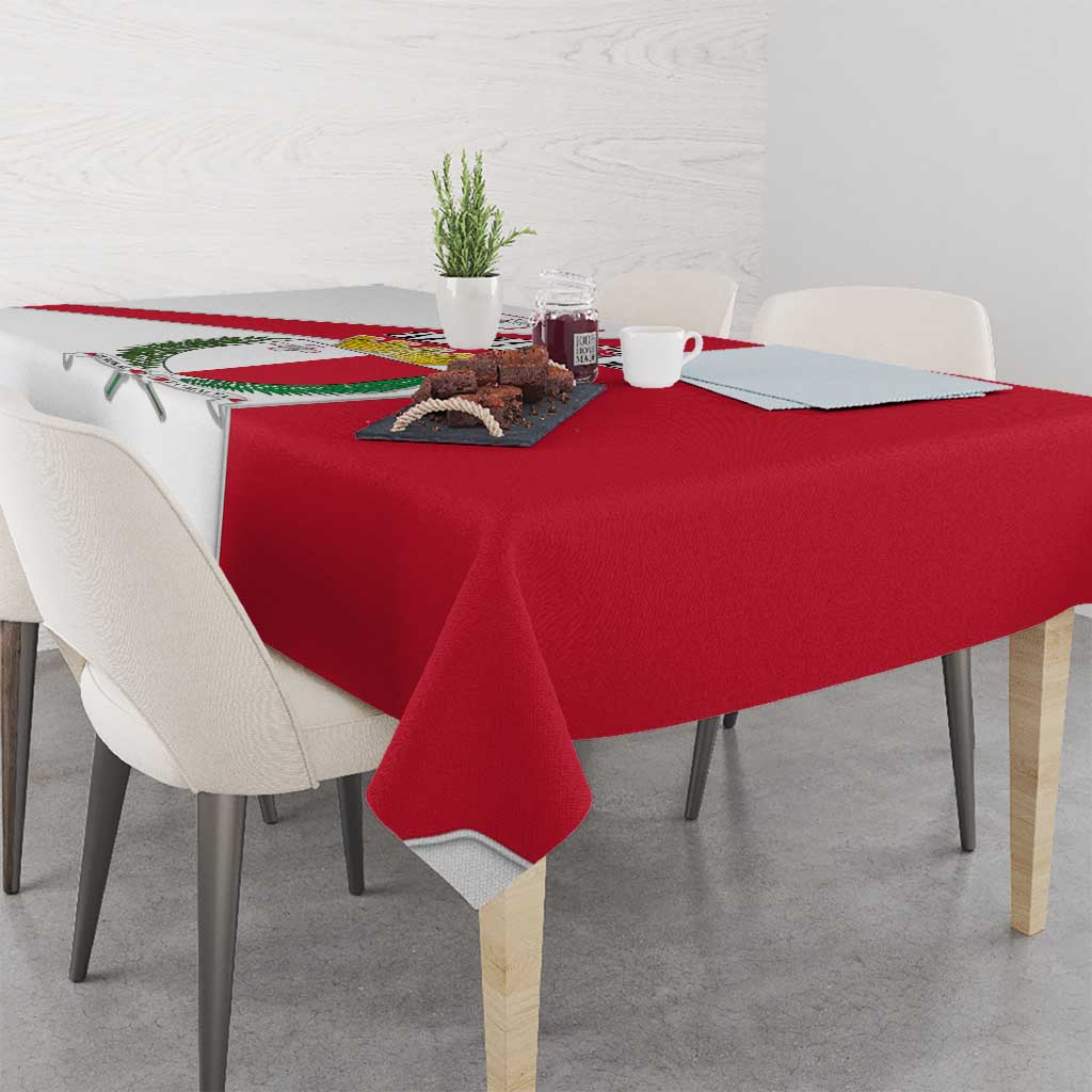 Malta Tablecloth with Coat of Arms and Island Map Design - Wonder Print Shop