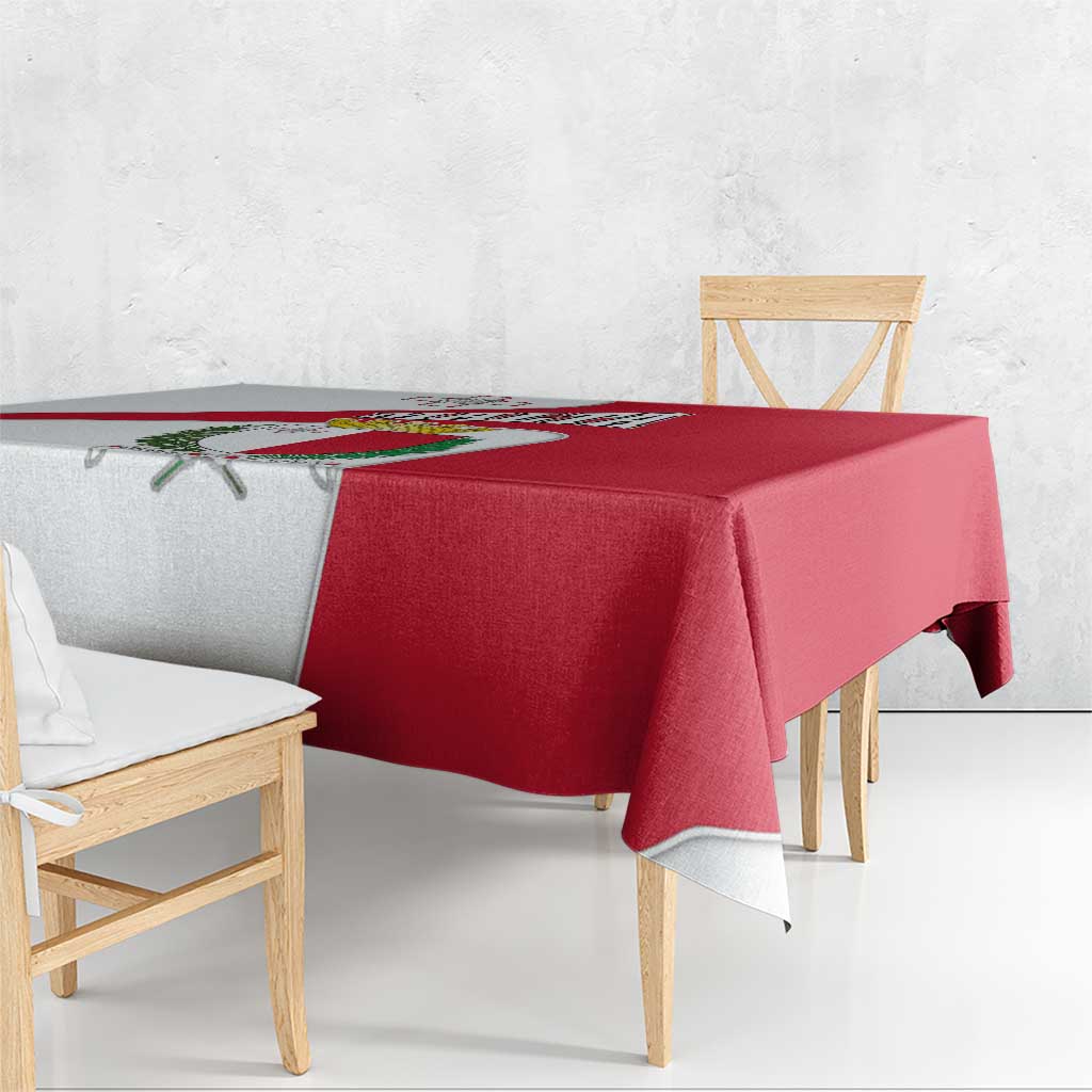 Malta Tablecloth with Coat of Arms and Island Map Design - Wonder Print Shop