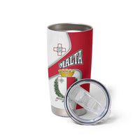 Malta Tumbler Cup with Coat of Arms and Island Map Design - Wonder Print Shop