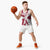 Malta Basketball Jersey with Red White Crossburst Design - Wonder Print Shop