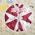 Malta Beach Blanket with Red White Crossburst Design - Wonder Print Shop
